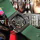 Copy Richard Mille RM61-01 Yohan Blake Watch Black Case Green Rubber Band (5)_th.jpg